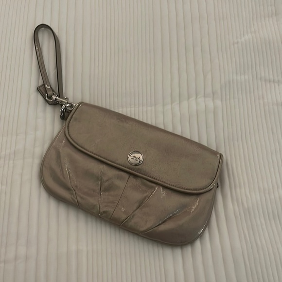 Metallic Coach Wristlet - Picture 2 of 6